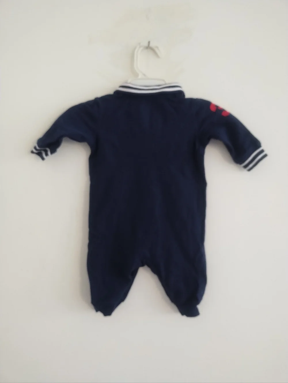 Ralph Lauren Navy Polo Onesie Romper 3 Month Baby One Piece